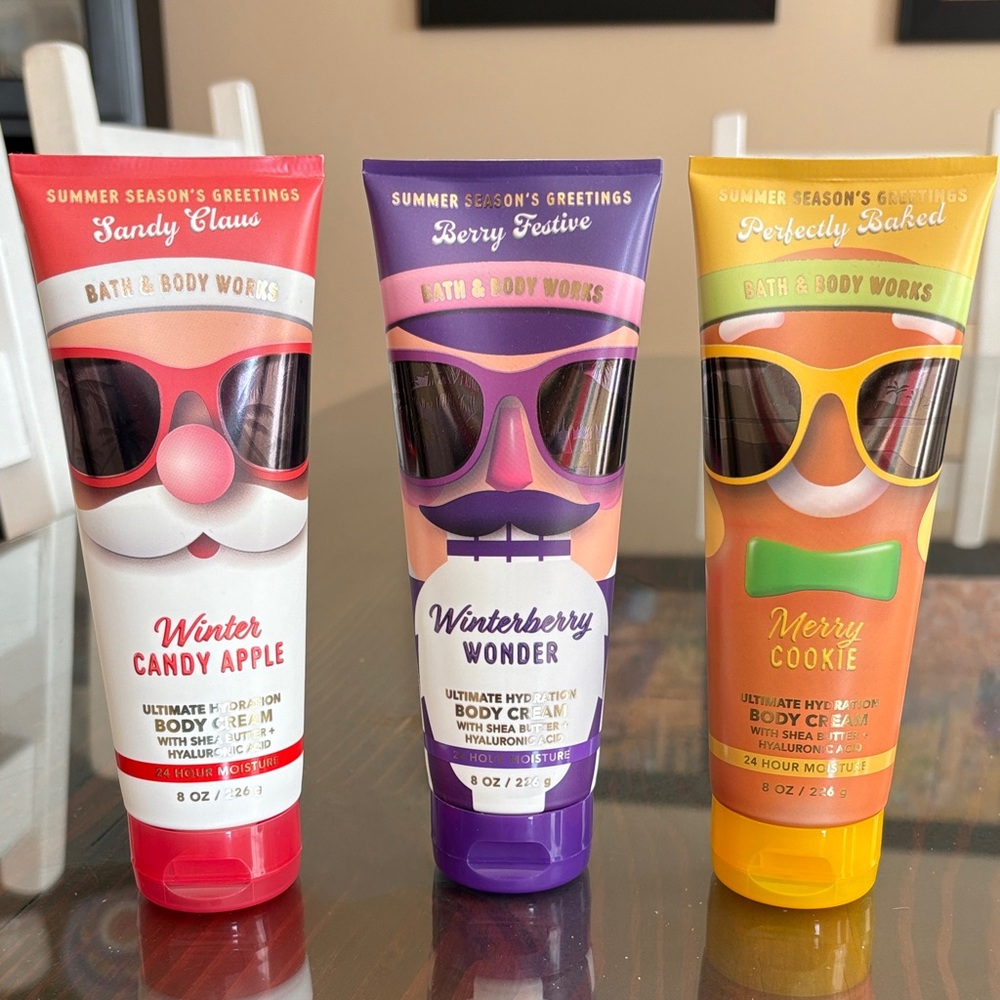 Bath & Body Works Festive Trio Body Cream Set